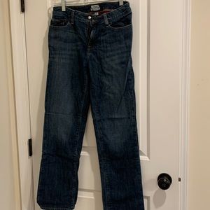 Get cozy this winter with this flannel lined jeans